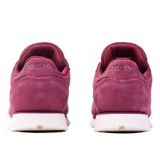 Кроссовки Reebok CL LTHR / Женский / / Бордовый/Белый photo 2