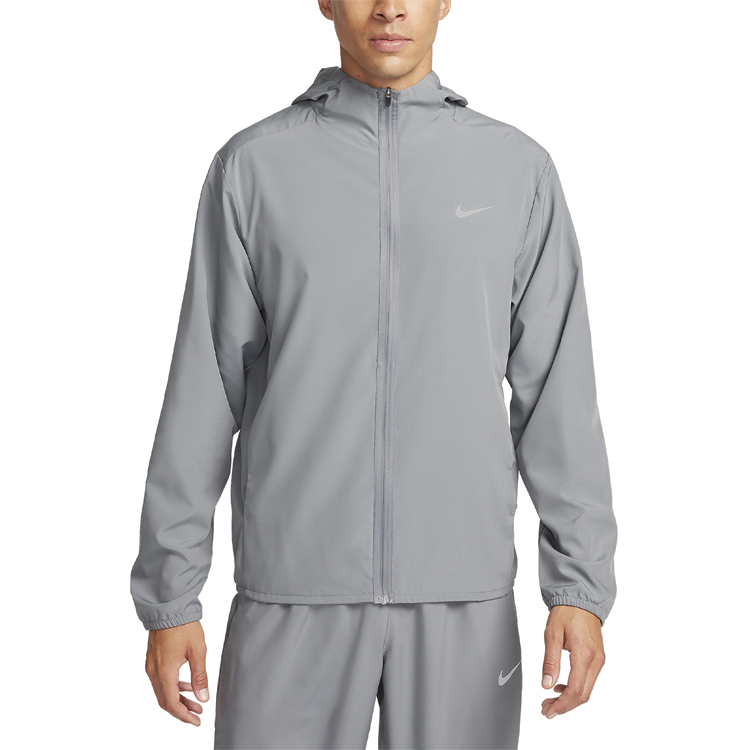 Мужская Толстовка Nike M NK DF FORM HD JKT S Серый photo 3