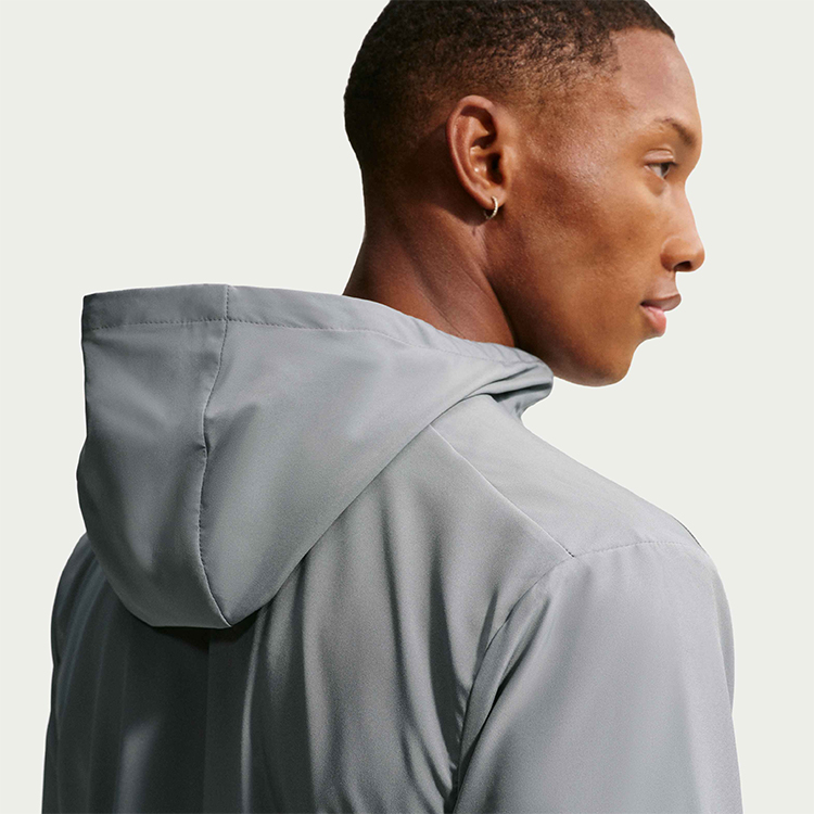 Мужская Толстовка Nike M NK DF FORM HD JKT S Серый photo 6