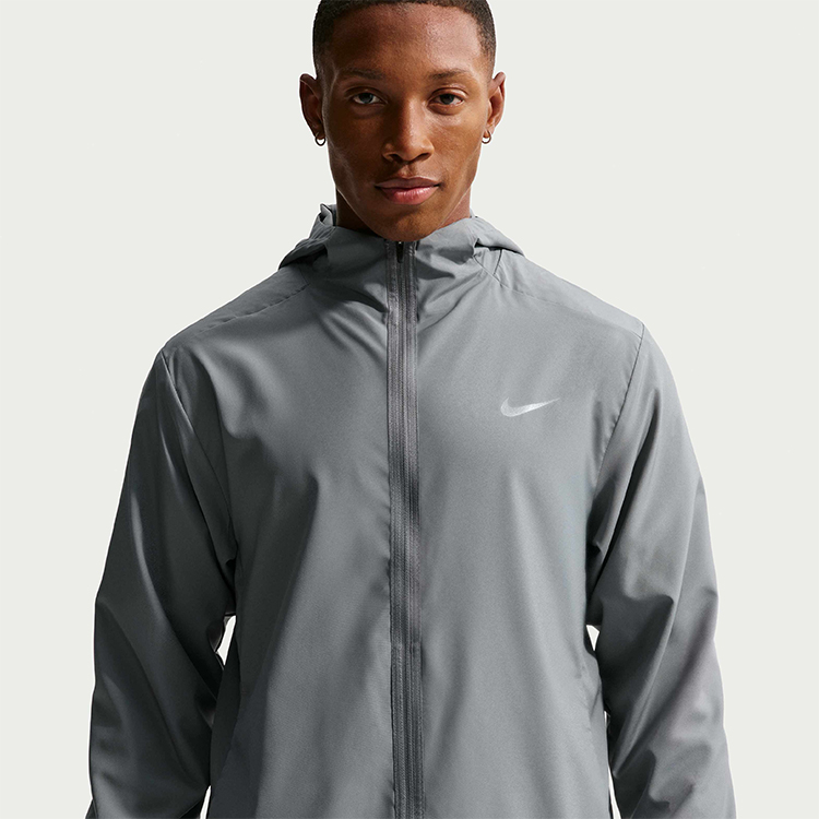 Мужская Толстовка Nike M NK DF FORM HD JKT S Серый photo 7