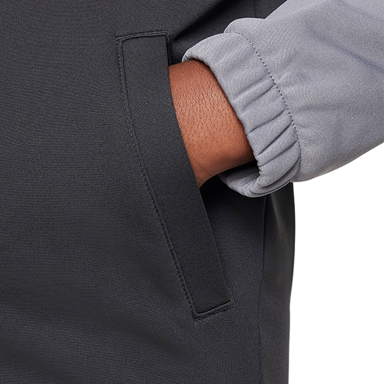 Costum sportiv Nike K NSW TRACKSUIT POLY HD FZ LBR / Femei / XS / Negru-gri photo 4