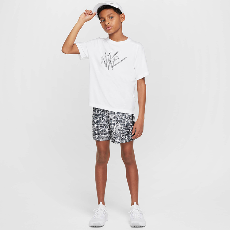 Sorti Nike B NK DF MULTI SHORT WVN BOLD / Barbati / S / Alb-negru photo 4