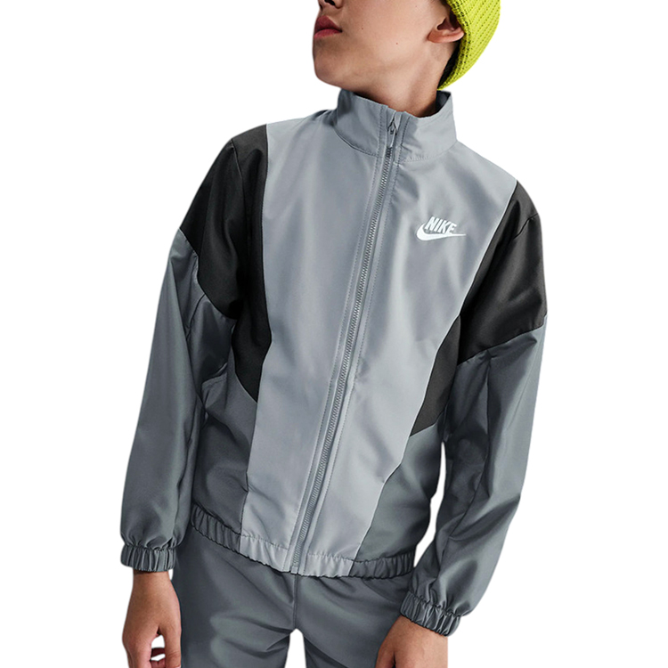 Costum Sportiv Nike K NSW TRACKSUIT WVN FZ S Gri Unisex photo 4