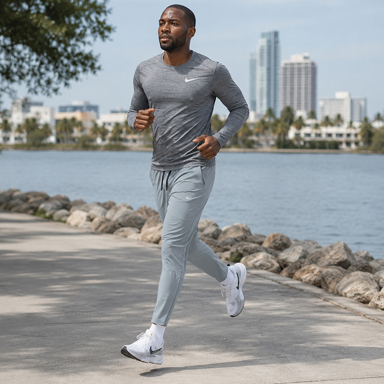 Pantaloni Nike M NK DF STRIDE WVN PANT S Gri Barbati photo 7