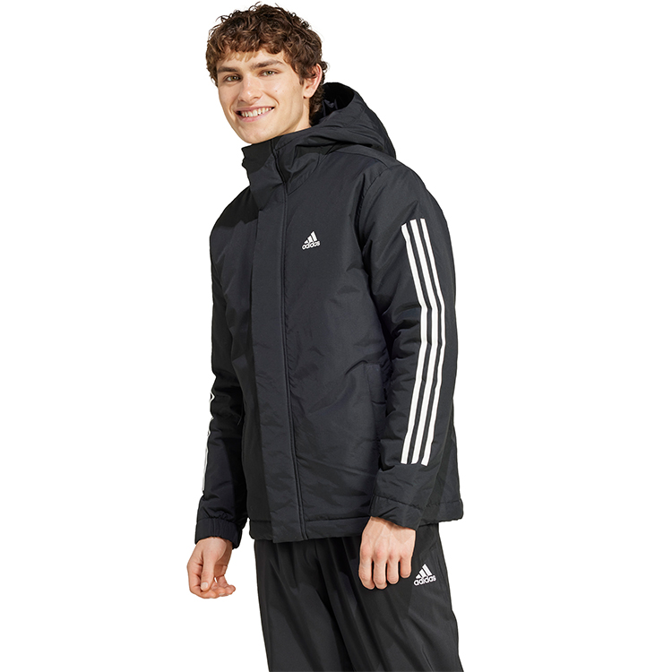 Куртка мужская Adidas 3S HOODED JKT XS Черный photo 5