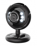 Trust SpotLight Webcam Pro, Microphone, 1.3 Megapixel (1280 x 1024 hardware resolution), integrated LED lights, USB2.0 thumbnav 1