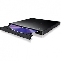 External DVDRW Drive LG GP57EB40, Portable Slim -14mm, Super-Multi DVDR+8x/-8x, RW+6x/-6x, DL+6x, RAM 5x, USB2.0, Black, Retail thumbnav 1