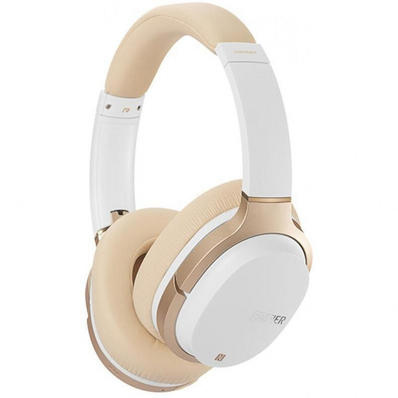 Edifier W830BT White / Bluetooth and Wired On-ear headphones with microphone, Bluetooth v4.1 aptX,3.5 mm jack, Dynamic driver 40 mm, Frequency response 20 Hz-20 kHz, On-ear controls, Ergonomic Fit, Battery Lifetime (up to) 80 hr, charging time 4 hr photo 1