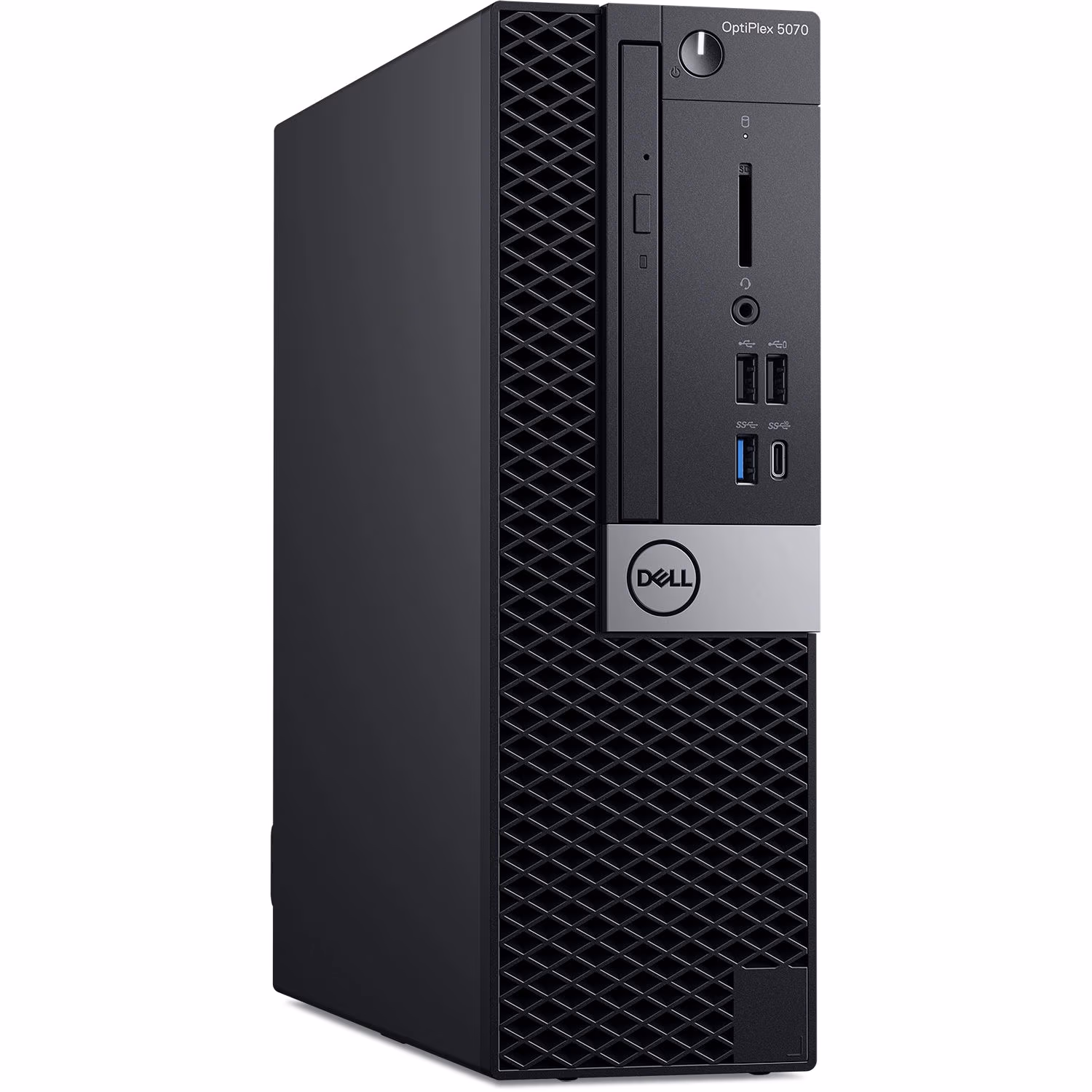 DELL OptiPlex 5070 SFF Win10Pro + MS Office 2019 OEM License (lnteI® Core® i7-9700, 8GB DDR4 RAM, 256GB SSD, DVD-RW, lnteI® UHD630 Graphics, TPM, 260W PSU, USB mouse and KB MS116, Win10Pro, MS Office 2019 H&B, Black). 