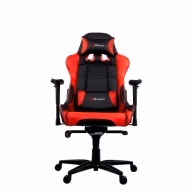 Gaming/Office Chair AROZZI Verona XL+, Black/Red, PU Leather, max weight up to 150-160kg / height 170-200cm, Recline 165°, 1D Armrests, Head and Lumber cushions, Metal Frame, Aluminium wheelbase, Gas Lift 4class, Small nylon casters, W-30kg