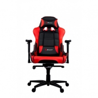 Gaming/Office Chair AROZZI Verona XL+, Black/Red, PU Leather, max weight up to 150-160kg / height 170-200cm, Recline 165°, 1D Armrests, Head and Lumber cushions, Metal Frame, Aluminium wheelbase, Gas Lift 4class, Small nylon casters, W-30kg thumbnav 1