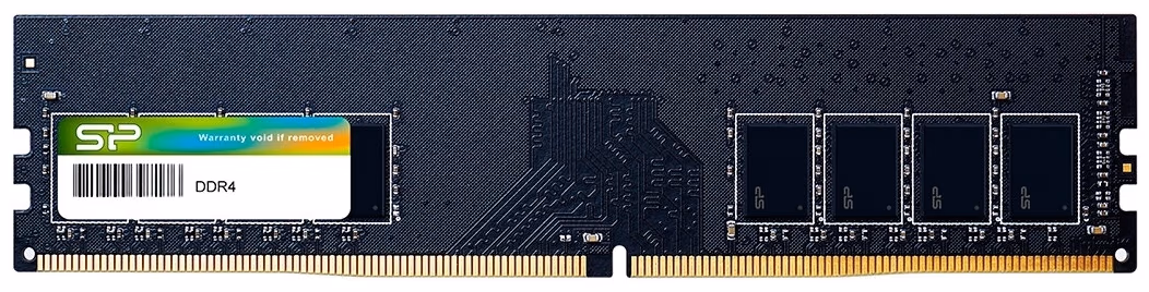 16GB DDR4-3200 Silicon Power XPOWER AirCool DDR4 Gaming UDIMM, PC25600, CL16, 1Gx8, Dual Rank, 1.35V, Intel® XMP, Black