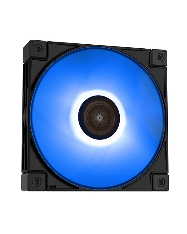 120mm Case Fan - DEEPCOOL ”FC120 - 3 IN 1”, 3x A-RGB LED Fans, 120x120x25 mm, 500~1800 RPM±10%, 61.91 CFM, <28 dB(A), 4-pin PWM, Hydro Bearing, 3-pin(+5V-D-G), Black photo 2