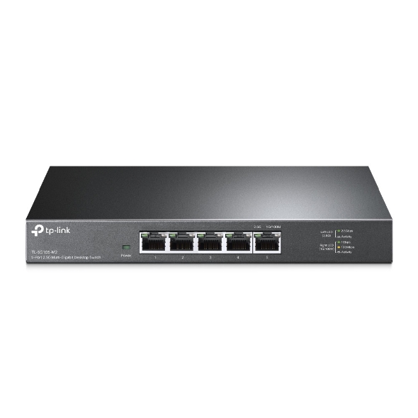 Коммутатор TP-LINK TL-SG105-M2 / 5 port / Gigabit / RJ45 / steel case photo 1 Коммутатор TP-LINK TL-SG105-M2 / 5 port / Gigabit / RJ45 / steel case photo 1