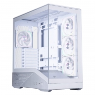 Carcasa 1STPLAYER GM7 / w/oPSU / Side-Window / 4x120mm / ATX / Silver thumbnav 1