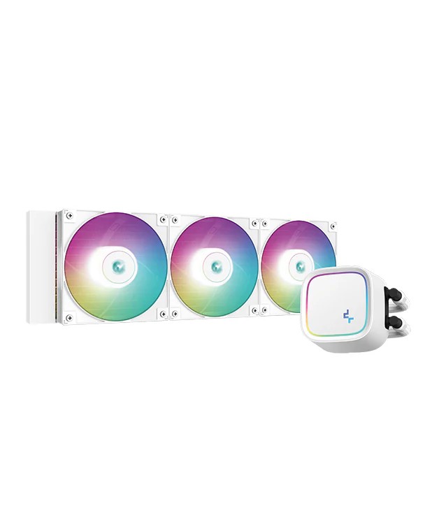 Sistem de racire lichid DEEPCOOL LE720 WH / Universal / 250W / fans: 500~2250pm, pump: 2550rpm / 17.6~32.9dBA / 85.85CFM / White photo 1
