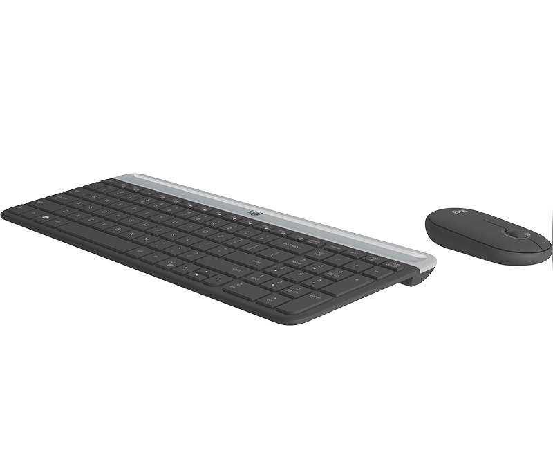 Беспроводная клавиатура и мышка Logitech Combo MK470 Slim/ 2.4GHz nano USB receiver/ Graphite photo 3
