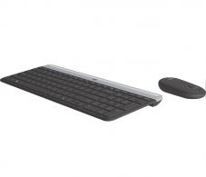 Беспроводная клавиатура и мышка Logitech Combo MK470 Slim/ 2.4GHz nano USB receiver/ Graphite thumbnav 3