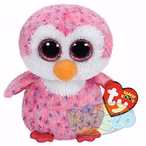 TY TY36177 Bb Glider - Pink Penguin 15cm