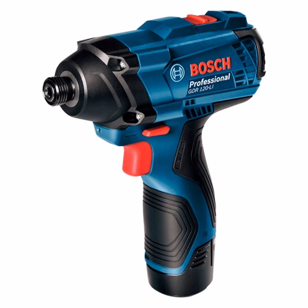 Аккумуляторный ударный гайковерт Bosch GDR 120-Li 2x1.5 Ah, 06019F0001