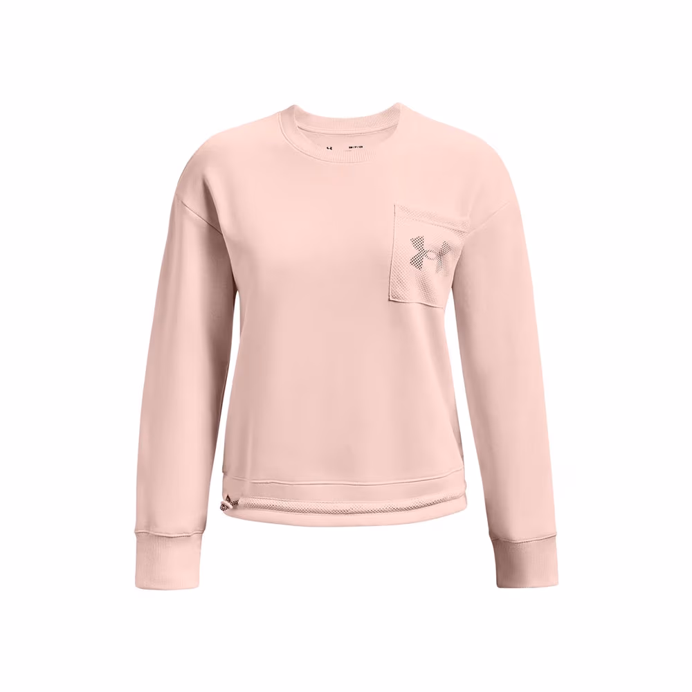 Толстовка Under Armour RIVAL FLEECE MESH CREW