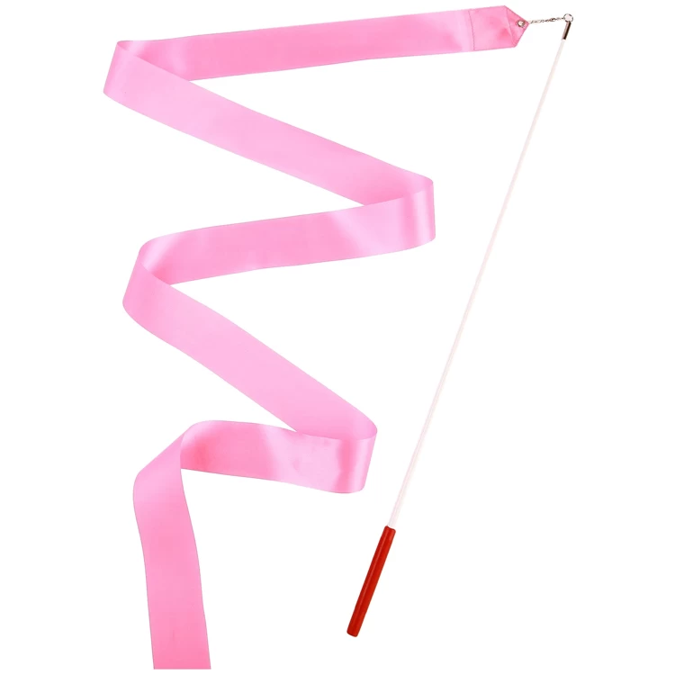 Палка гимнастическая с лентой Grace Dance Gymnastic stick with ribbon