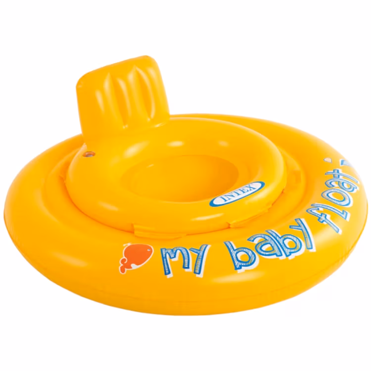 Надувной круг с вырезами для ног INTEX MY BABY FLOAT