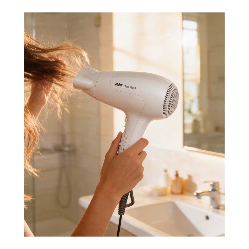 Uscator de par Braun BRHD385 2000W Alb photo 7