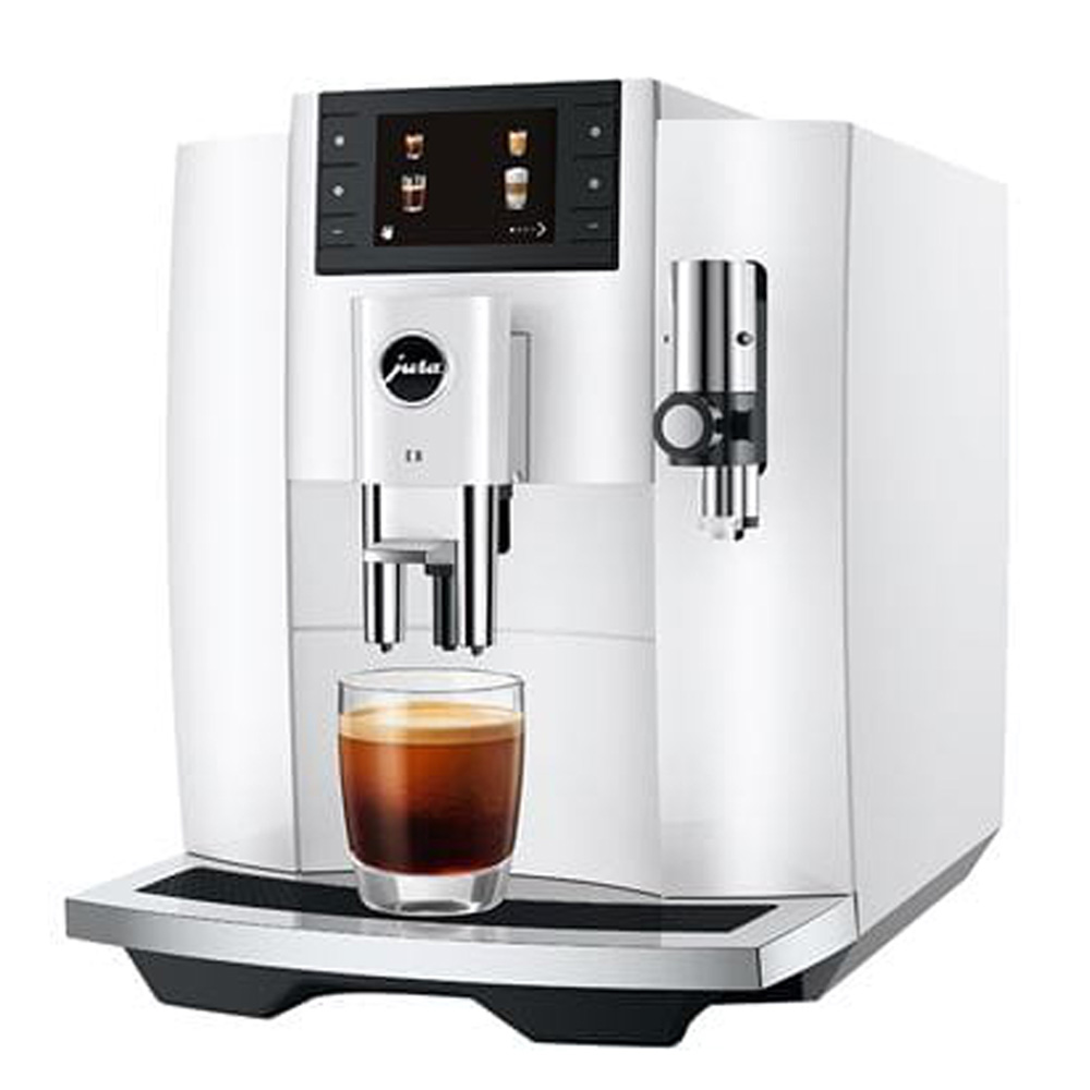 Aparat de cafea Espresso JURA E8 Professional Aroma Piano White, 15585 / 15 bar / Espresso photo 2