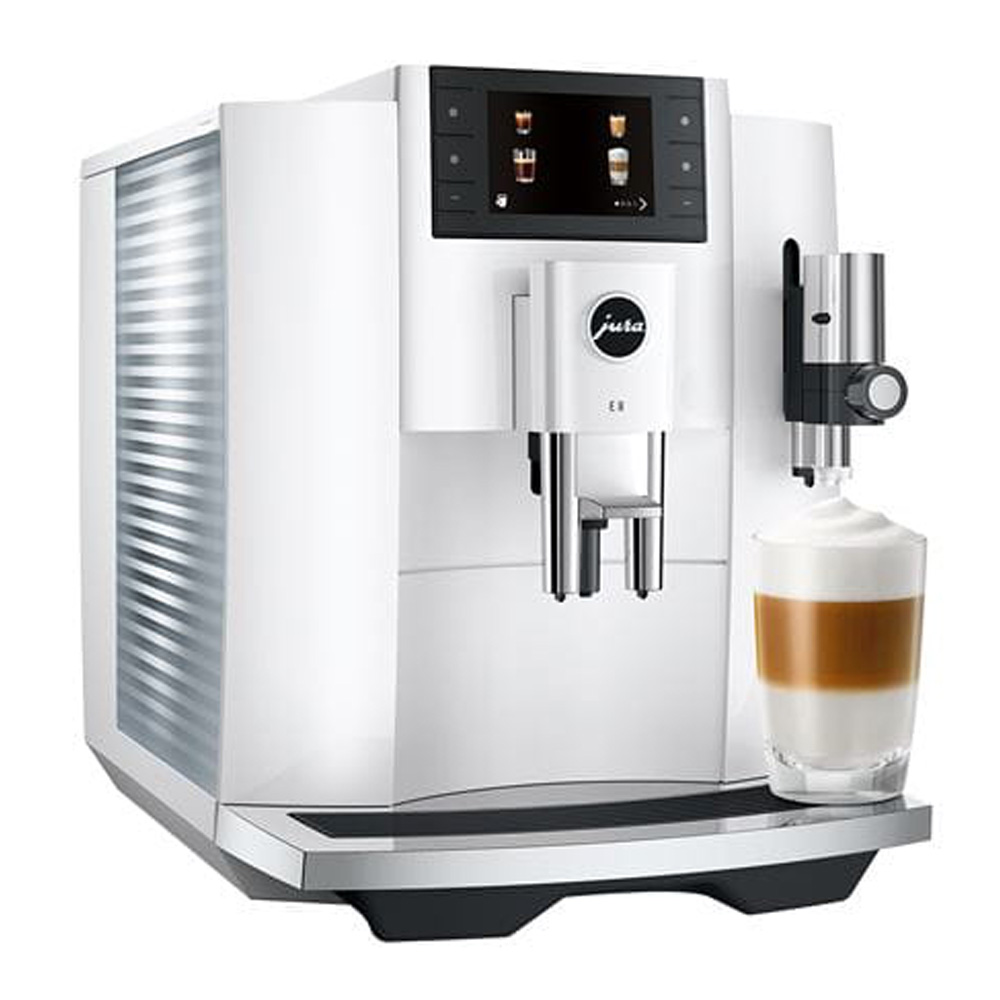Aparat de cafea Espresso JURA E8 Professional Aroma Piano White, 15585 / 15 bar / Espresso photo 6