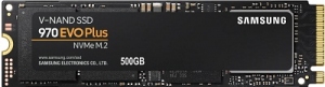 M.2 NVMe SSD 500GB Samsung SSD 970 EVO, Interface: PCIe3.0 x4 / NVMe1.3, M2 Type 2280 form factor, Sequential Read: 3400 MB/s, Sequential Write: 2300 MB/s, Max Random 4k: Read /Write: 370,000/450,000 IOPS, Samsung Phoenix controller, V-NAND MLC thumbnav 1