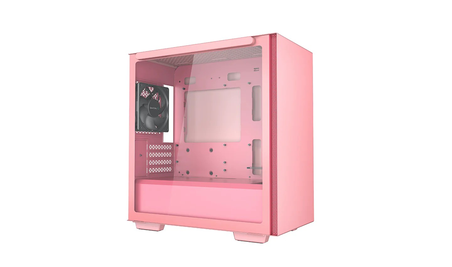 Корпус DEEPCOOL MACUBE 110 PINK / w/oPSU / Side-Window / 1x 120mm fan / ATX / Pink photo 2