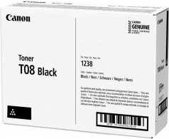 Toner Cartridge Canon T08 Black, for i-Sensys X 1238i, Yield 11,000 pages