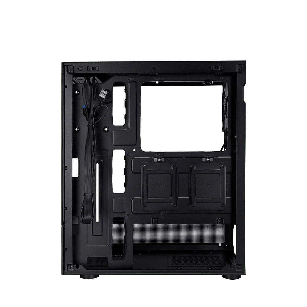 Корпус 1STPLAYER Mi7-A / no PSU / Side-Window / 3x120mm / ATX / Black photo 8