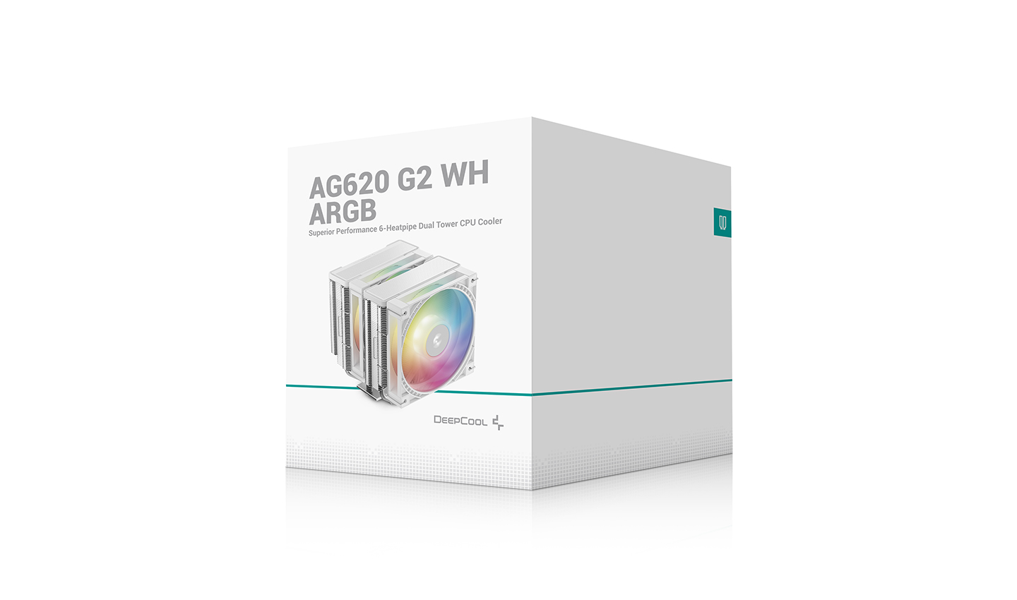 Sisteme de racire cu aer DEEPCOOL AG620 G2 ARGB WH/ Universal / 260W / 500~2200rpm/ <30.93 dB(A)/ 68.85 CFM photo 9