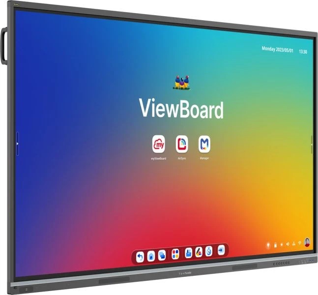86” Интерактивный дисплей ViewSonic IFP8651-4C / 4K / 16GB RAM /  128GB Storage photo 2
