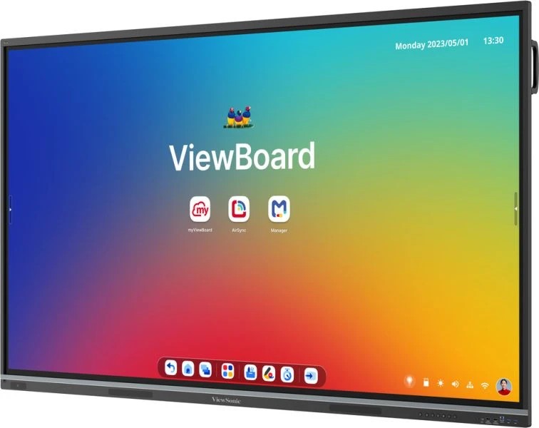 86” Интерактивный дисплей ViewSonic IFP8651-4C / 4K / 16GB RAM /  128GB Storage photo 3