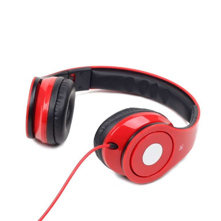 Наушники Gembird MHS-DTW-R ”Detroit”, Red photo 4