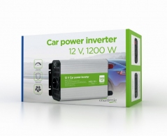 EnerGenie EG-PWC1200-01, 12 V Car power inverter, 1200 W, with USB port / 5V-1A, Input: 10-16 VDC (accumulator directly) - Output: 230 VAC +/- 10% at 50 Hz (+/-3Hz), modified sine wave thumbnav 5