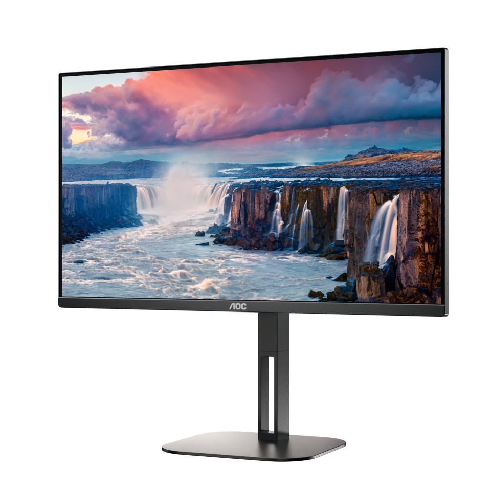 27.0" Monitor AOC Q27V5C/BK / QHD / 1ms / Black photo 2