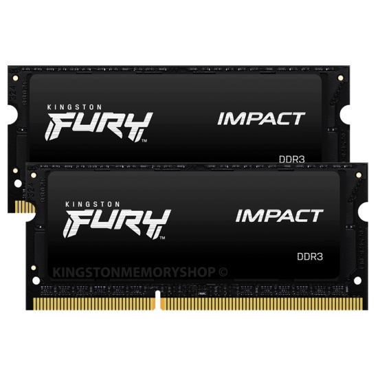 Оперативная память Kingston FURY Impact DDR3L-1866 SODIMM 8ГБ (Kit of 2*4ГБ) photo 1