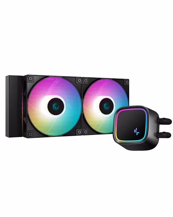 Sistem de racire lichid DEEPCOOL LE520 / Universal / 240W / fans: 500~2250pm, pump: 2550rpm / 17.6~32.9dBA / 85.85CFM / Black