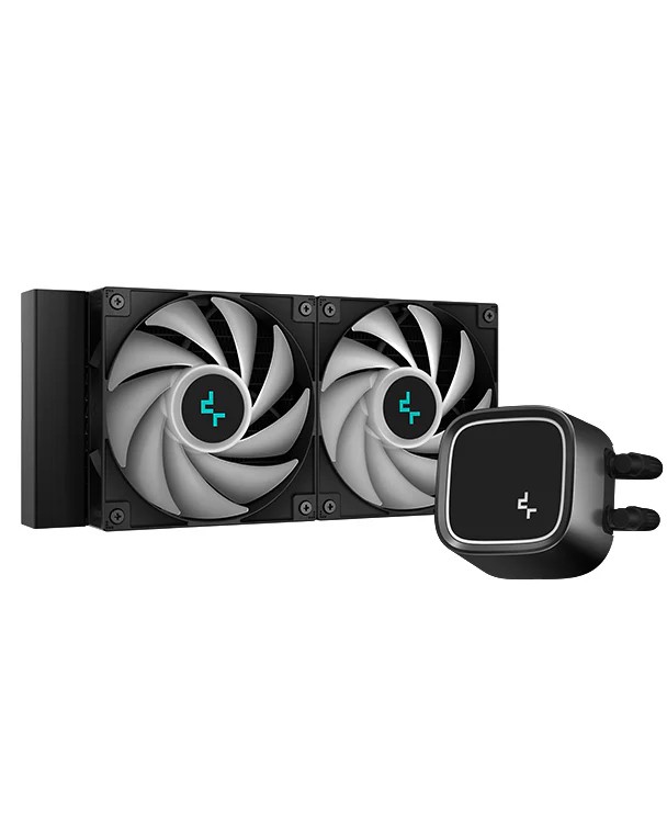 Sistem de racire lichid DEEPCOOL LE520 / Universal / 240W / fans: 500~2250pm, pump: 2550rpm / 17.6~32.9dBA / 85.85CFM / Black photo 2