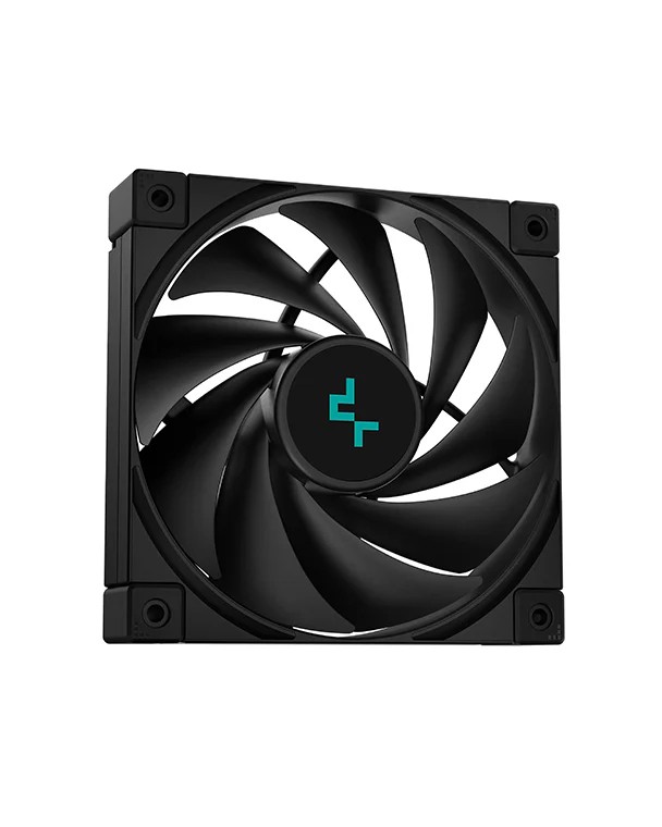 120mm Case Fan - DEEPCOOL "FK120B", High-Performance 120mm PWM fan, 120x120x25 mm, 500~1850 RPM±10%, 68.99 CFM, <28 dB(A), 4-pin PWM, Fluid Dynamic Bearing, Black photo 1