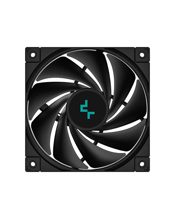 120mm Case Fan - DEEPCOOL "FK120B", High-Performance 120mm PWM fan, 120x120x25 mm, 500~1850 RPM±10%, 68.99 CFM, <28 dB(A), 4-pin PWM, Fluid Dynamic Bearing, Black photo 4