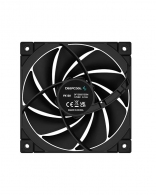 120mm Case Fan - DEEPCOOL "FK120B", High-Performance 120mm PWM fan, 120x120x25 mm, 500~1850 RPM±10%, 68.99 CFM, <28 dB(A), 4-pin PWM, Fluid Dynamic Bearing, Black thumbnav 5