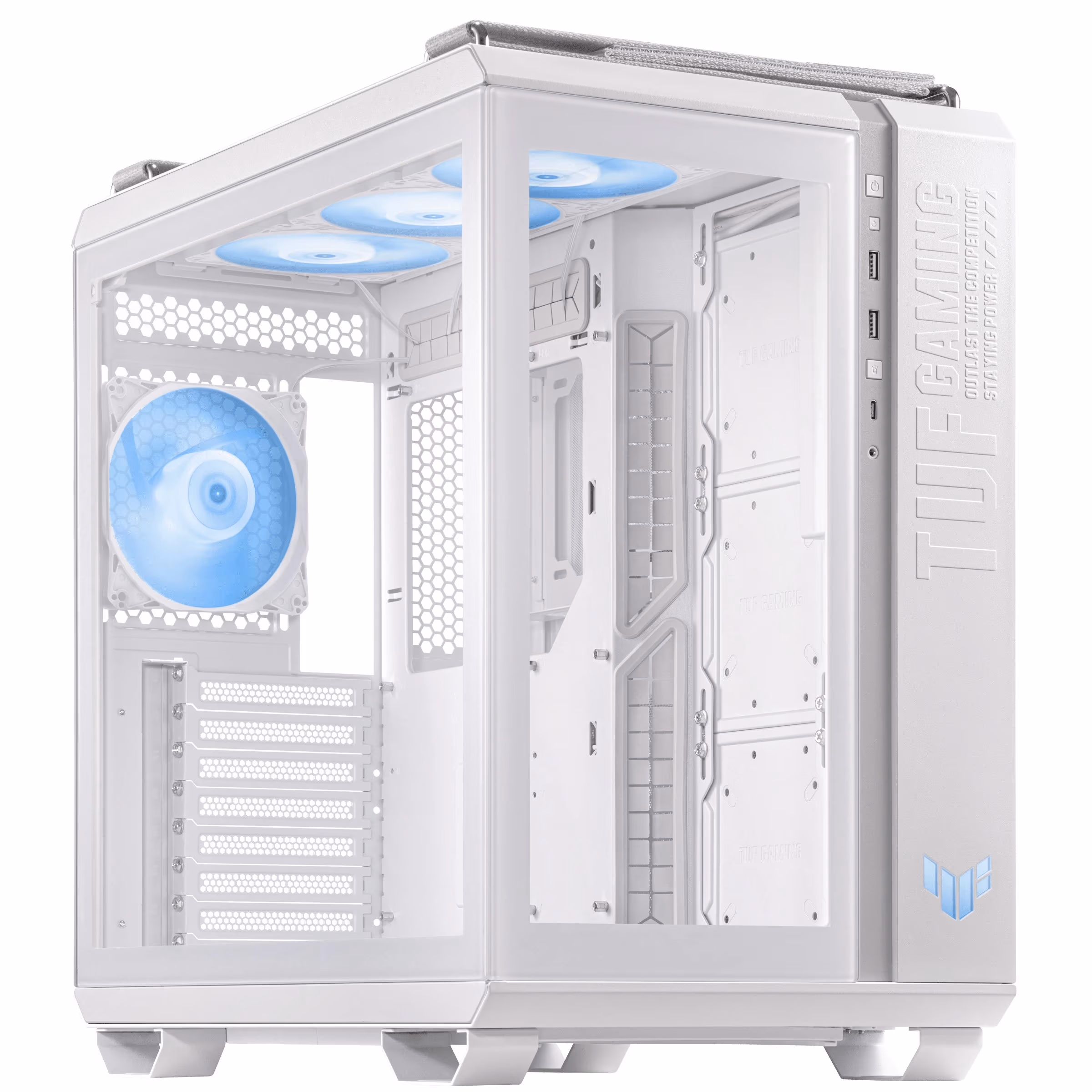 Carcasa ASUS TUF GAMING TG GT502 PLUS / no PSU / ATX / White
