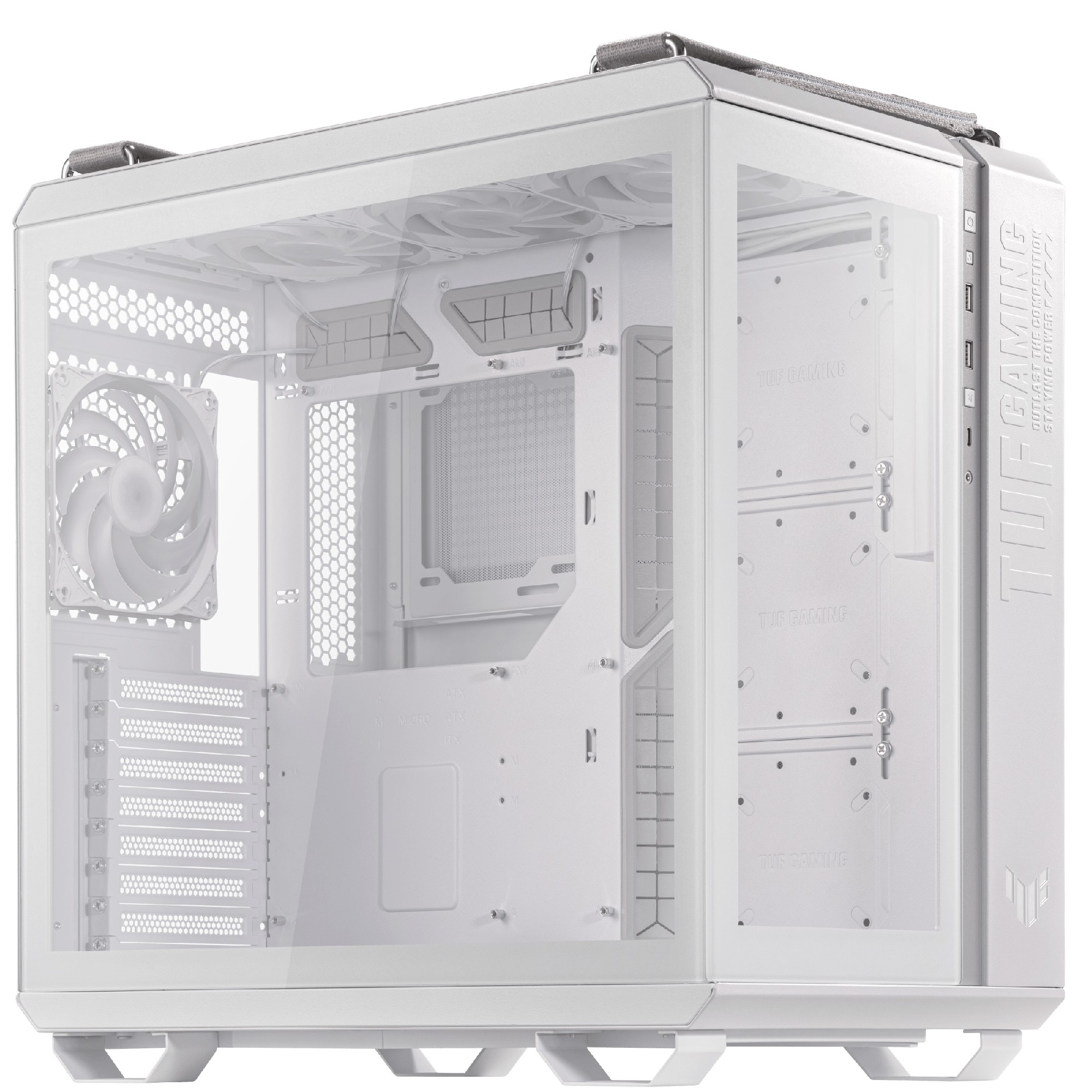 Carcasa ASUS TUF GAMING TG GT502 PLUS / no PSU / ATX / White photo 2