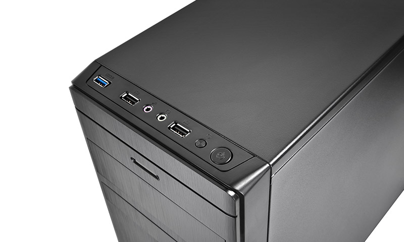 Calculator ATOL PC1039MP - Business #7.1.2/ lntel Core i3-14100/ 16GB/ 512GB SSD+1TB/ Black photo 2