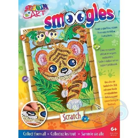 Sequin Art SQ1815 Smoogles Tiger (Scratch) photo 1